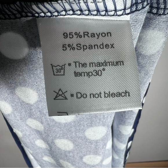 Euovmy Women's Sleeveless Dress Casual Loose Summer Maxi with Polka Dot Size S - Picture 10 of 12